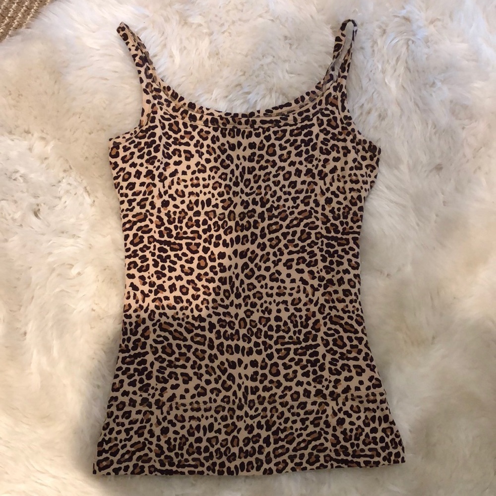 Cheetah Camisole Top Shapewear Size Small